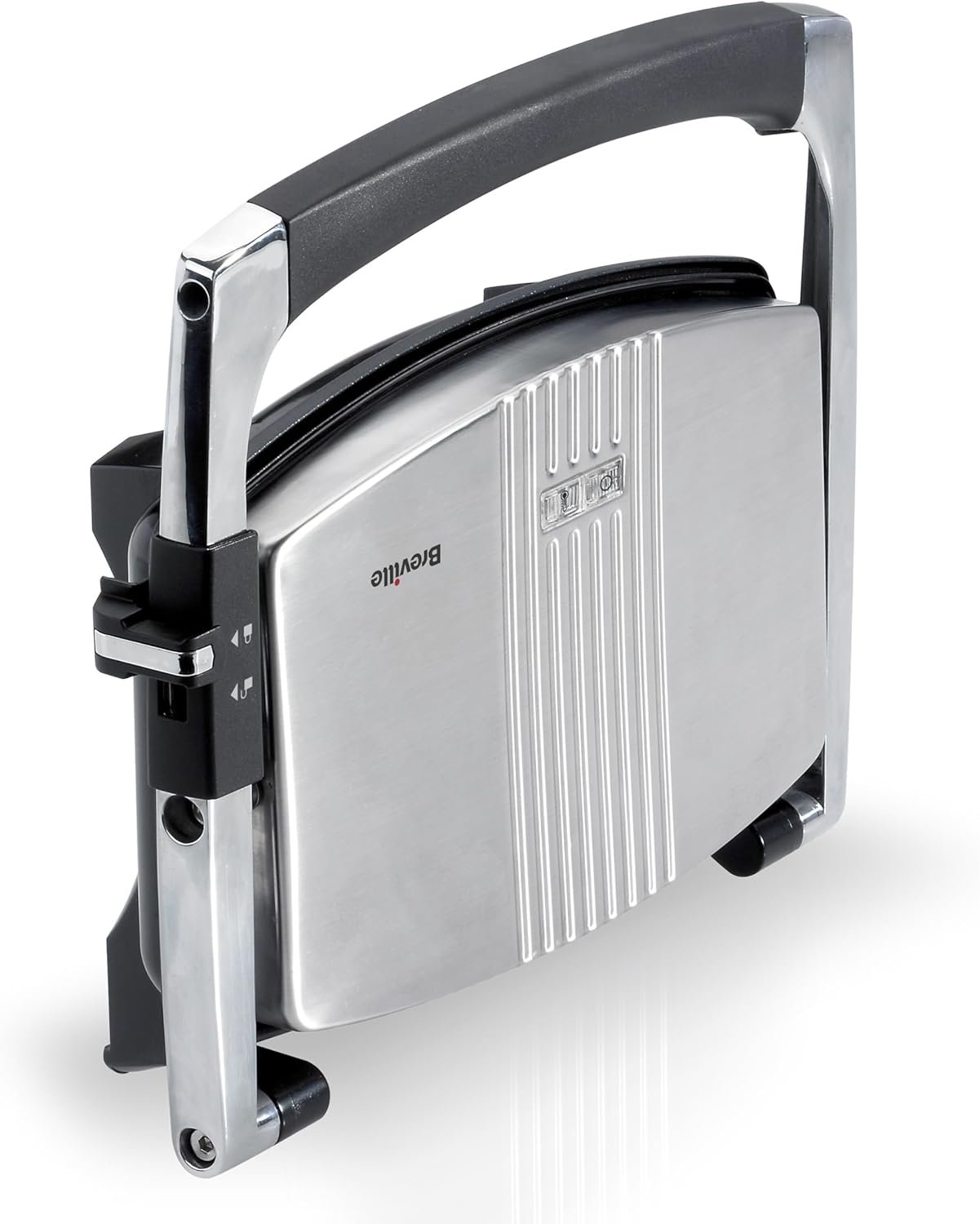 Breville Sandwich/Panini Press & Toastie Maker | 3-Slice | Stainless Steel, Silver - Image 5