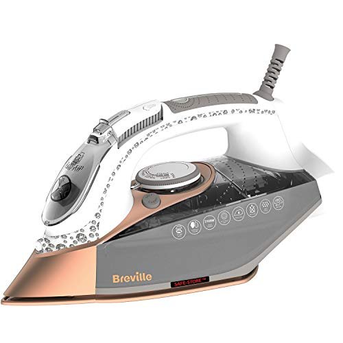 Breville SuperSteam Steam Iron | 2400W | Ceramic Soleplate | 180g Steam Shot | 300ml Water Tank - Image 9