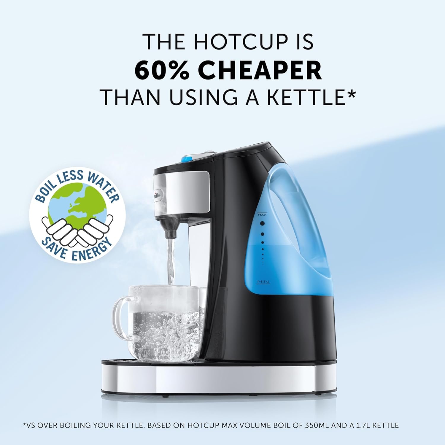 Breville HotCup Hot Water Dispenser | 3kW Fast Boil |1.5L | Energy-Efficient - Image 3