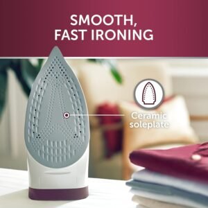 Alternative view of Breville SuperSteam Steam Iron | 2400W | Ceramic Soleplate | 180g Steam Shot | 300ml Water Tank